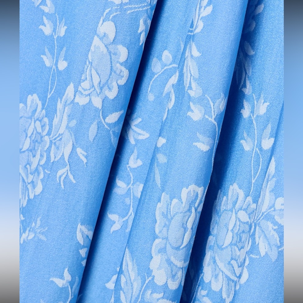 🌺🎉HP🎉🌺 NWT Staud Wells Midi Dress Blue Rose 🌟VERY RARE🌟 - Picture 10 of 16